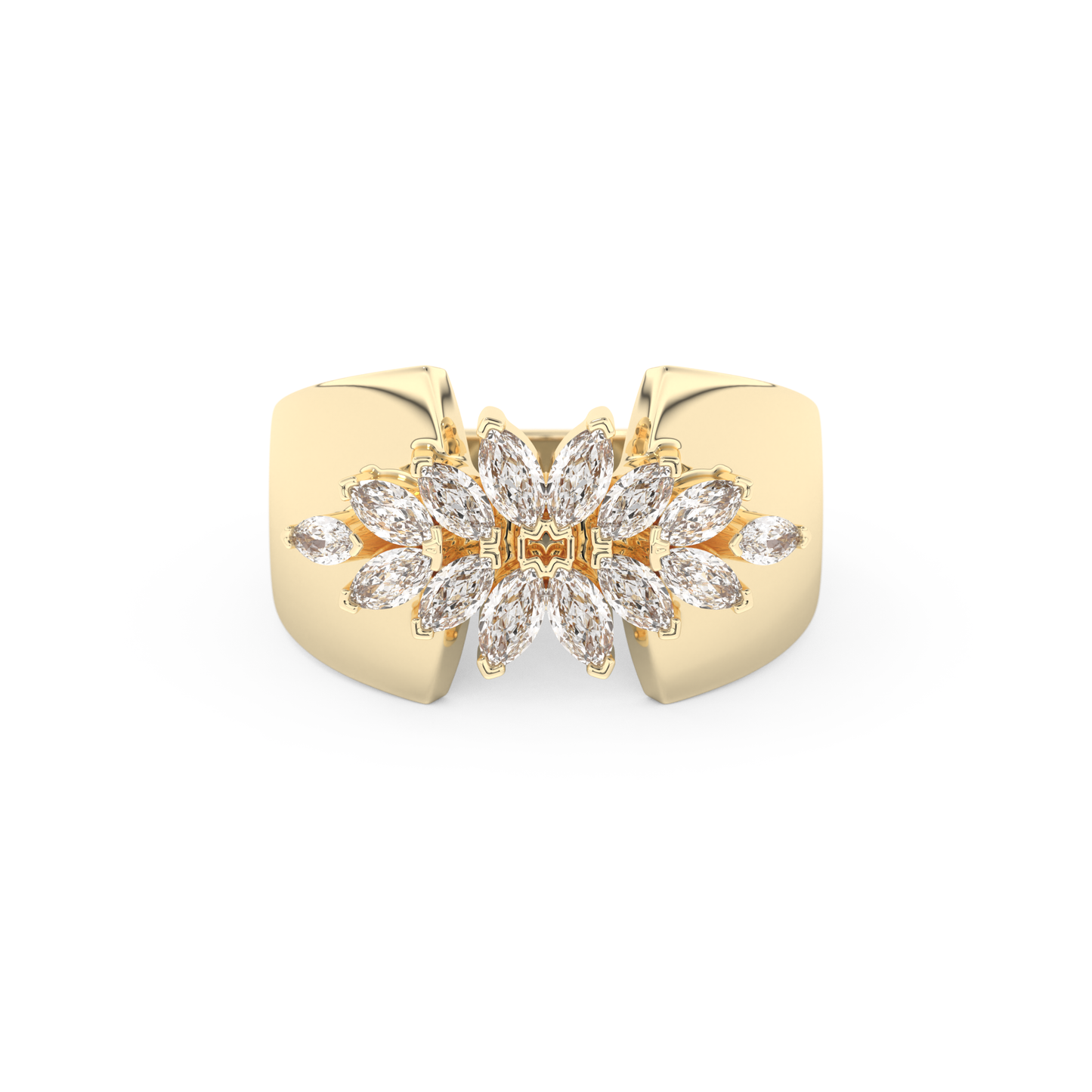 Elena’s Signature Marquise Cluster Ring – 0.75 TCW