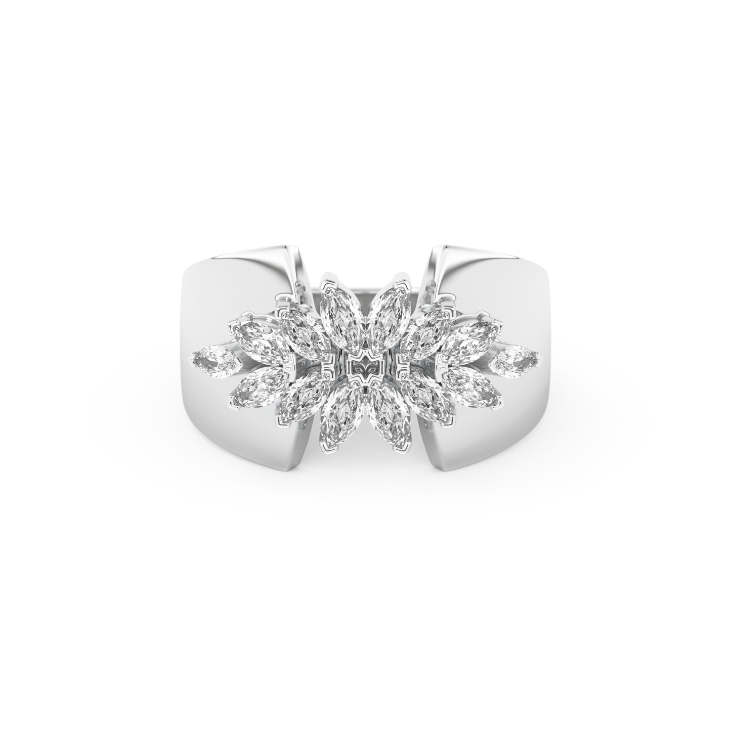 Elena’s Signature Marquise Cluster Ring – 0.75 TCW