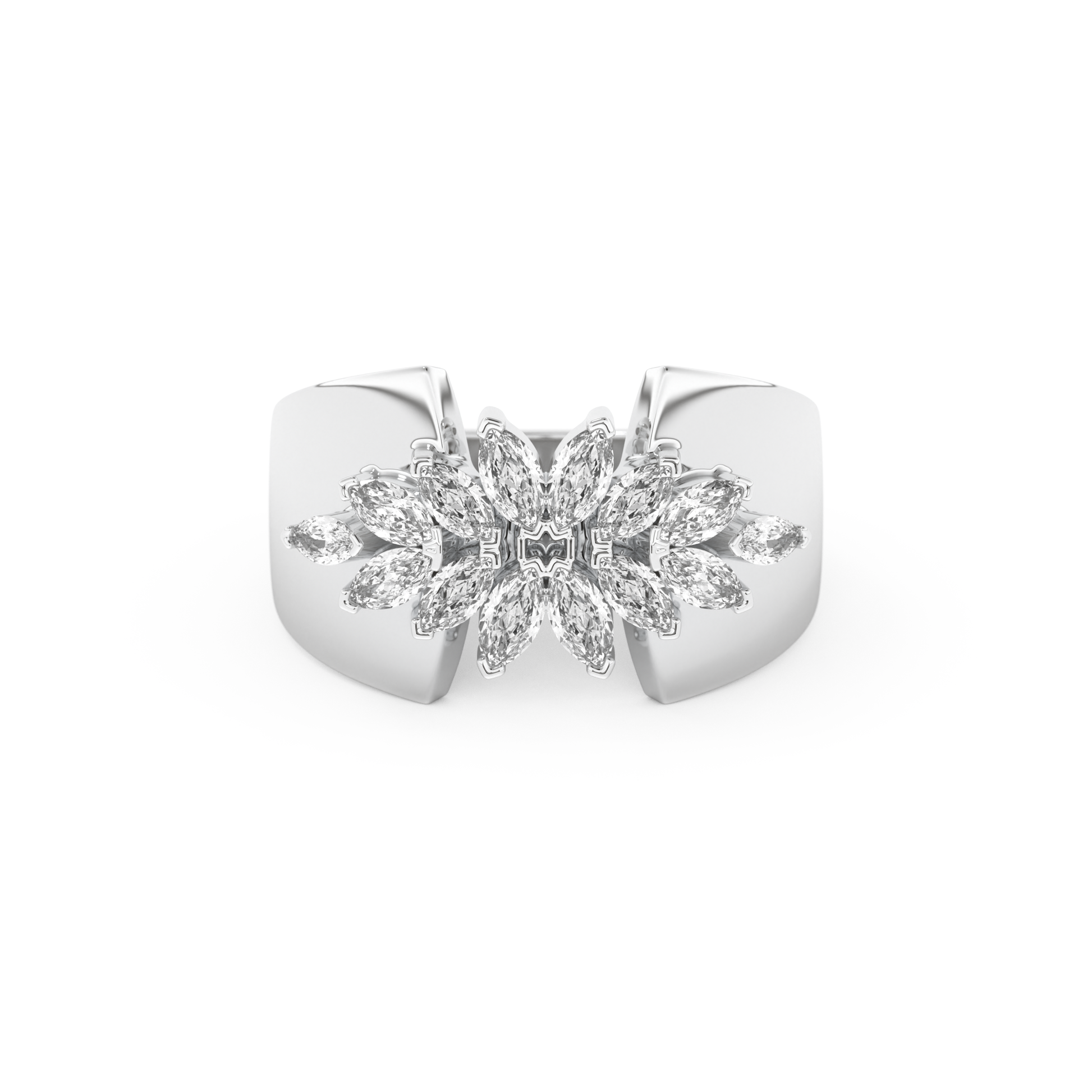 Elena’s Signature Marquise Cluster Ring – 0.75 TCW