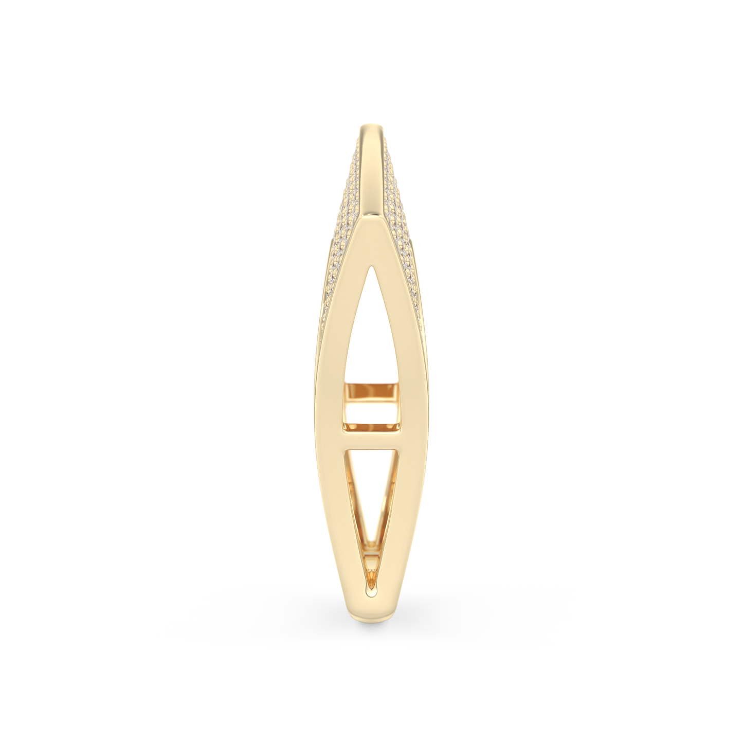 Half Eternity Wedding Band with 1.75 CT Round Cut Moissanite – Yellow, White, or Rose Gold