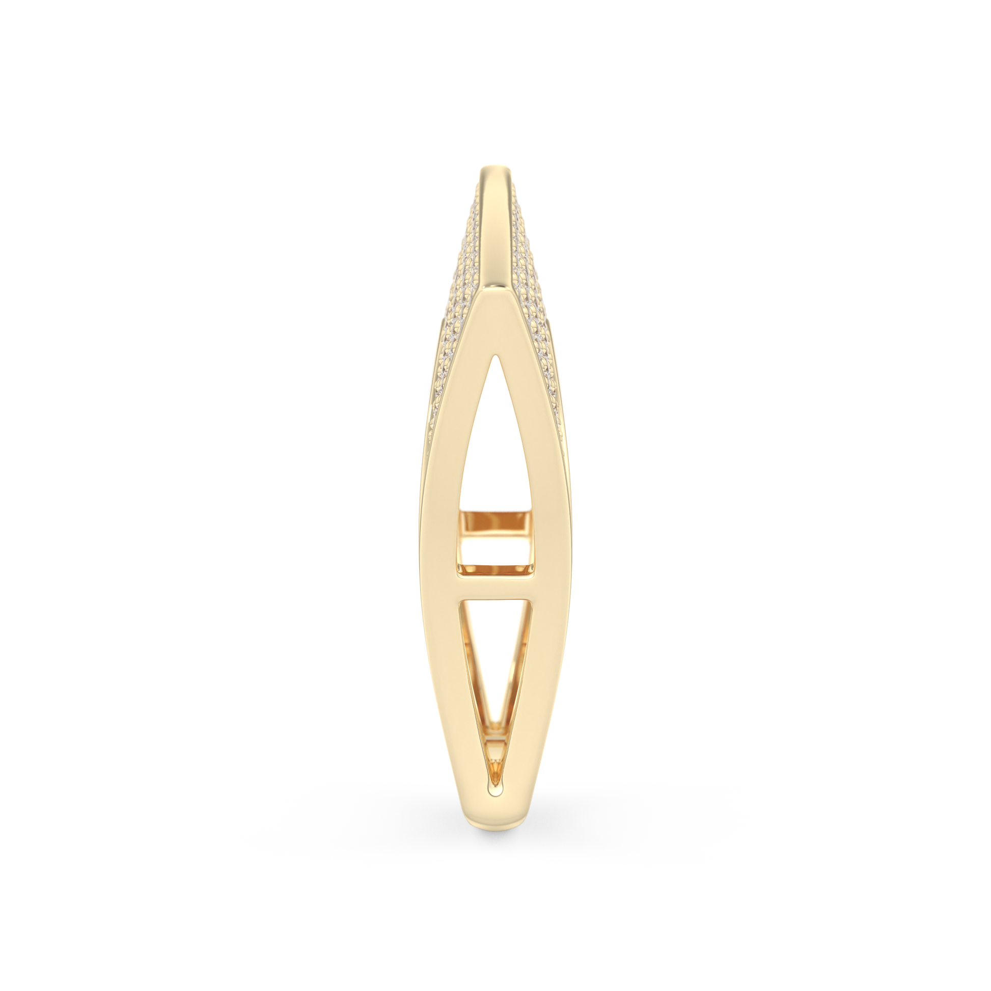 Half Eternity Wedding Band with 1.75 CT Round Cut Moissanite – Yellow, White, or Rose Gold