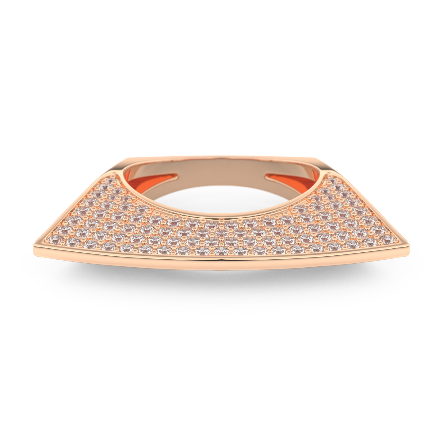 Half Eternity Wedding Band with 1.75 CT Round Cut Moissanite – Yellow, White, or Rose Gold