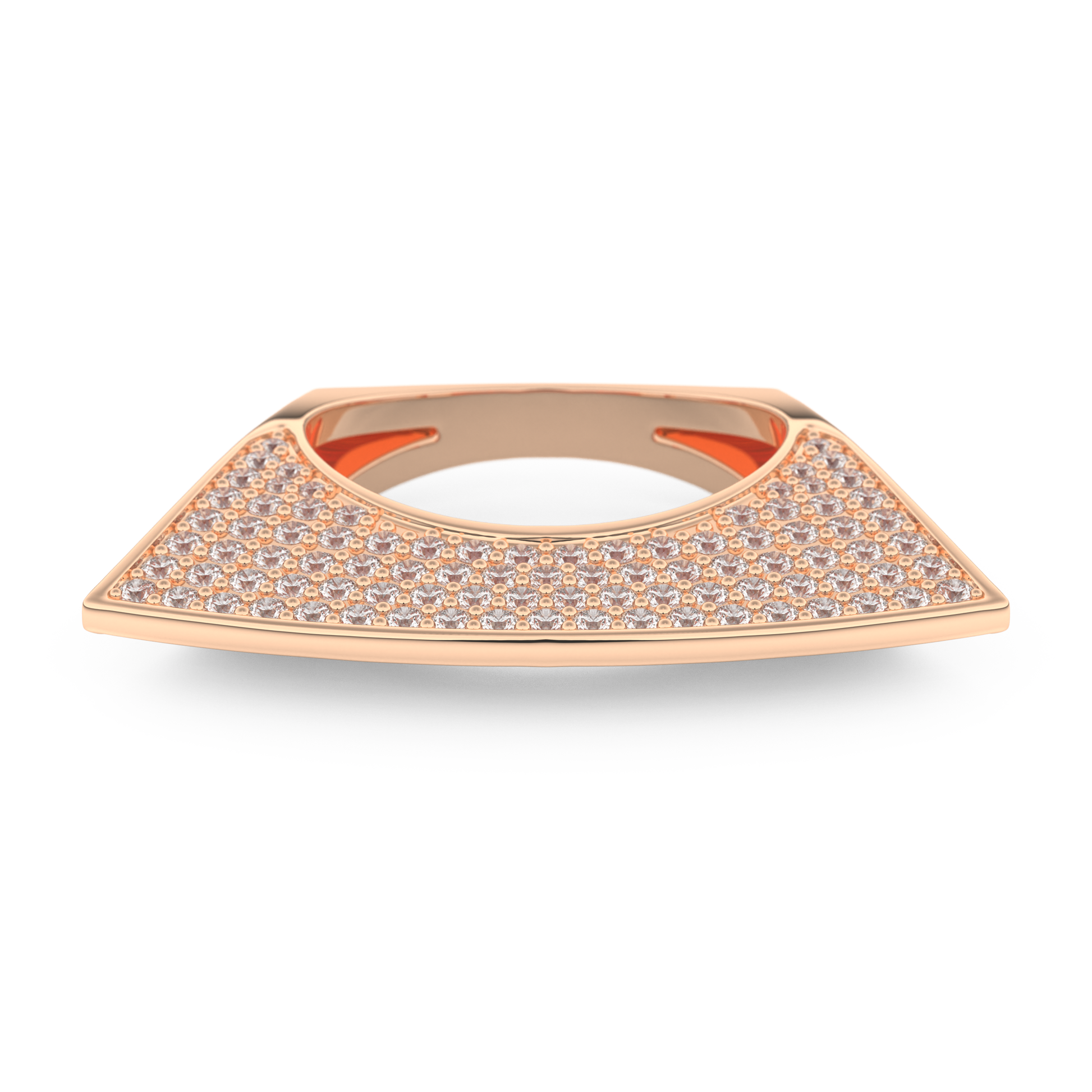 Half Eternity Wedding Band with 1.75 CT Round Cut Moissanite – Yellow, White, or Rose Gold