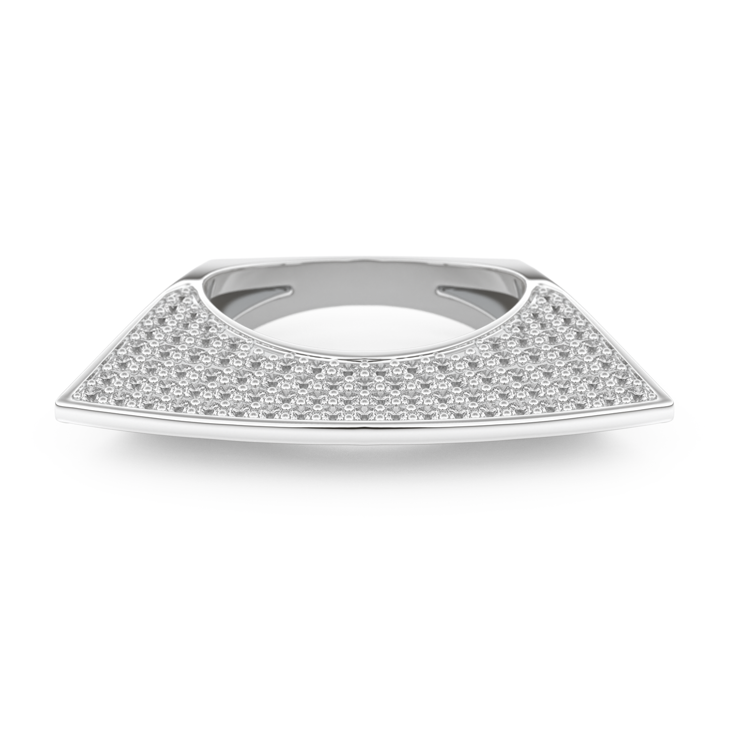 Half Eternity Wedding Band with 1.75 CT Round Cut Moissanite – Yellow, White, or Rose Gold