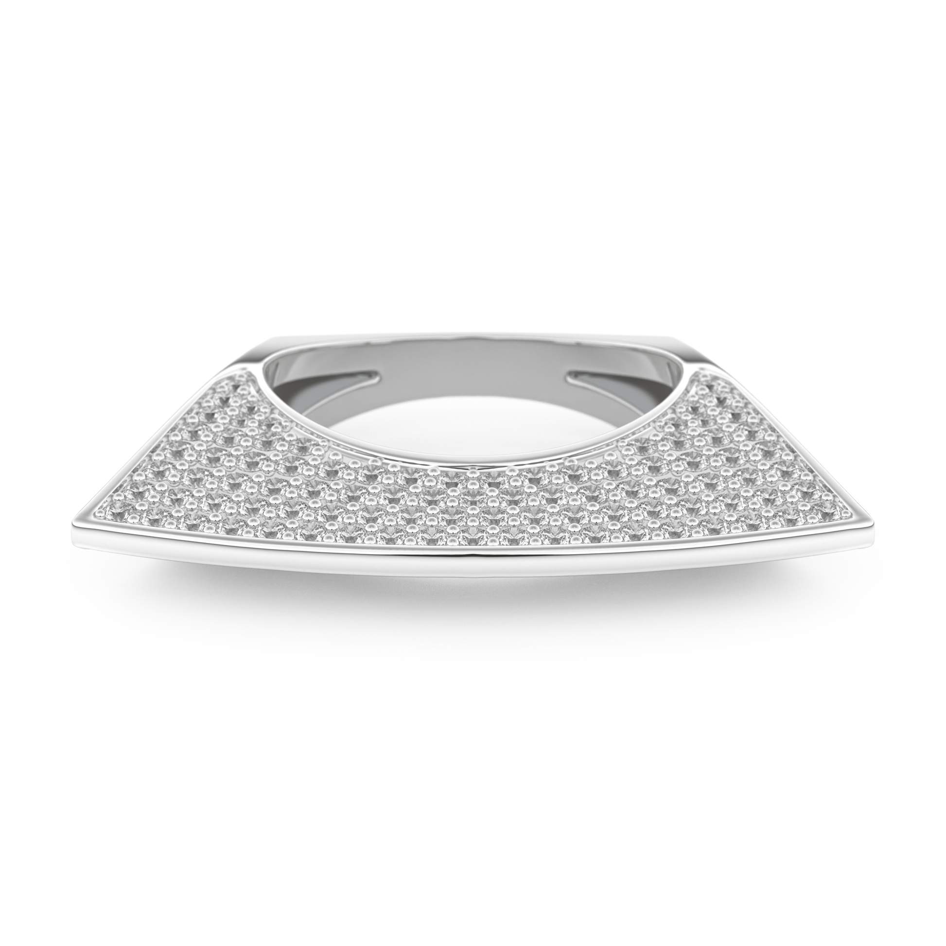 Half Eternity Wedding Band with 1.75 CT Round Cut Moissanite – Yellow, White, or Rose Gold