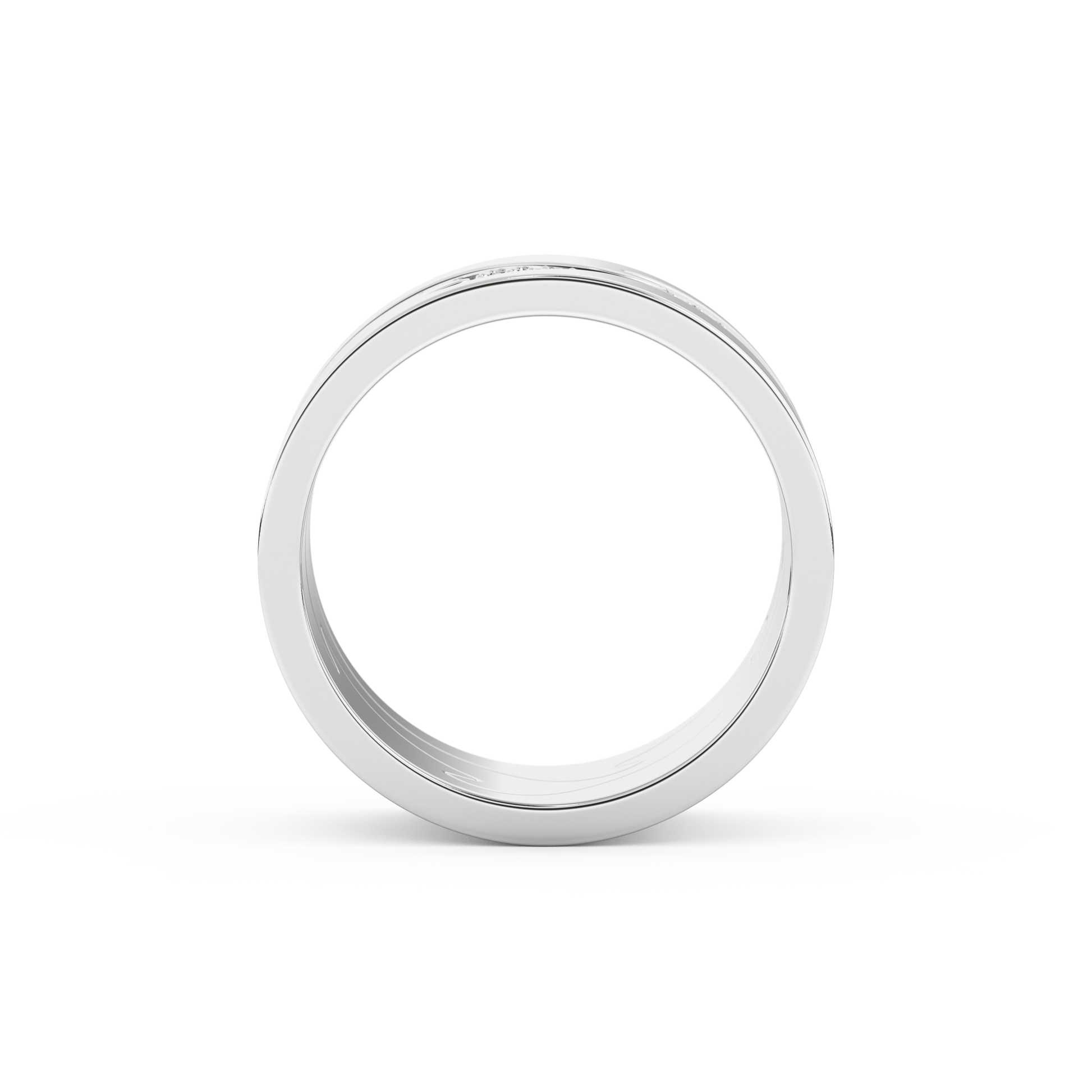 Full Eternity Wedding Band with 0.55 CT Round Cut Moissanite – Yellow, White, or Rose Gold