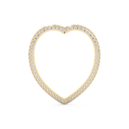 Full Eternity Wedding Band with 0.89 CT Round Cut Moissanite – Yellow, White, or Rose Gold