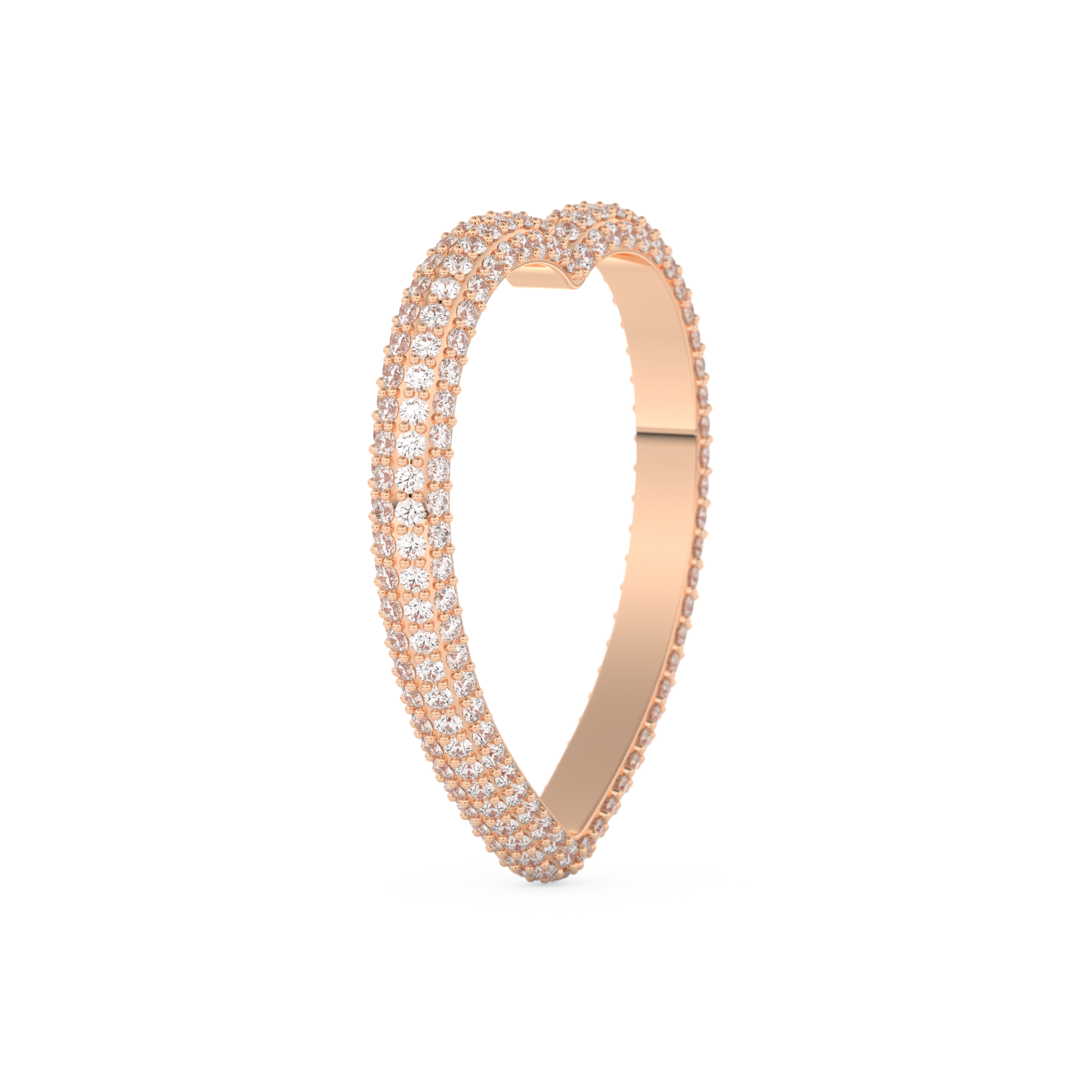 Full Eternity Wedding Band with 0.89 CT Round Cut Moissanite – Yellow, White, or Rose Gold