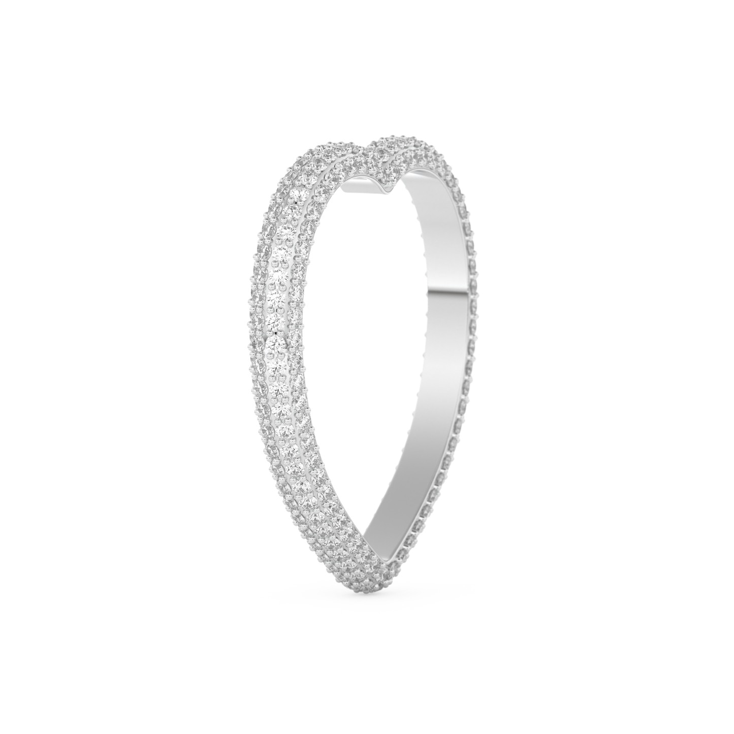 Full Eternity Wedding Band with 0.89 CT Round Cut Moissanite – Yellow, White, or Rose Gold