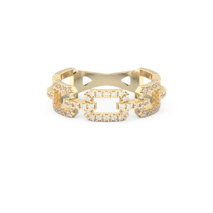 Half Eternity Wedding Band with 0.23 CT Round Cut Moissanite – Yellow, White, or Rose Gold