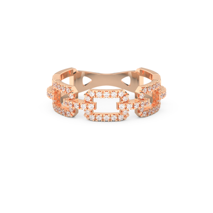 Half Eternity Wedding Band with 0.23 CT Round Cut Moissanite – Yellow, White, or Rose Gold