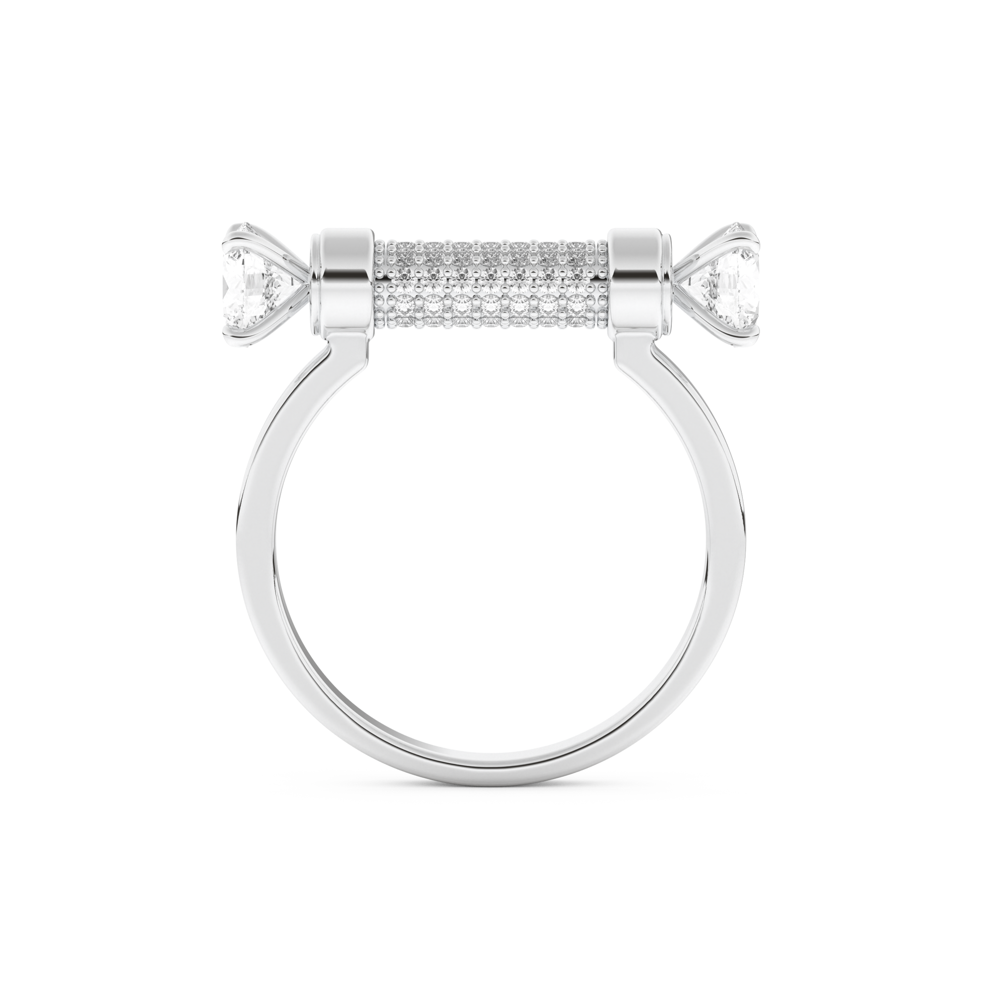 Wedding Band with 1.07 CT Round Cut Moissanite – Yellow, White, or Rose Gold