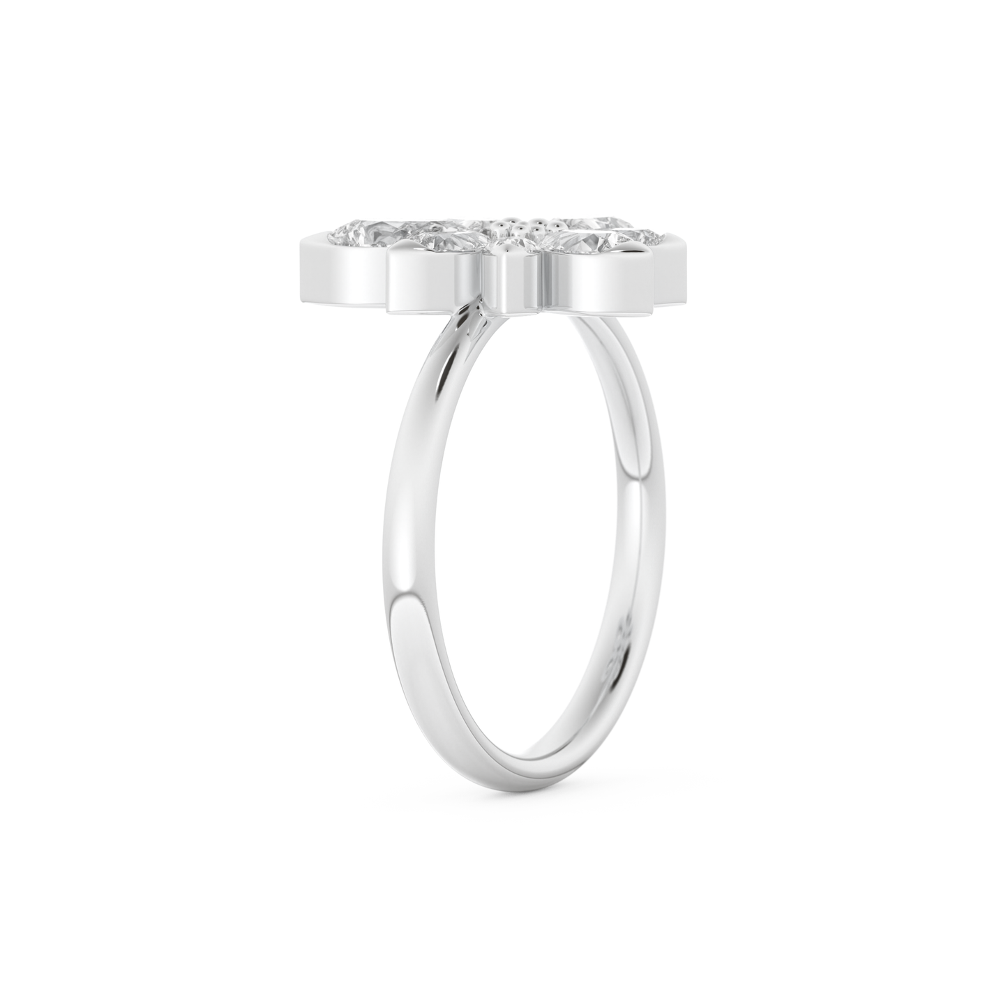 Wedding Band with 1.57 CT Pear Cut Moissanite – Yellow, White, or Rose Gold
