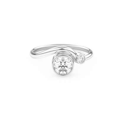 Wedding Band with 0.79 CT Round Cut Moissanite – Yellow, White, or Rose Gold