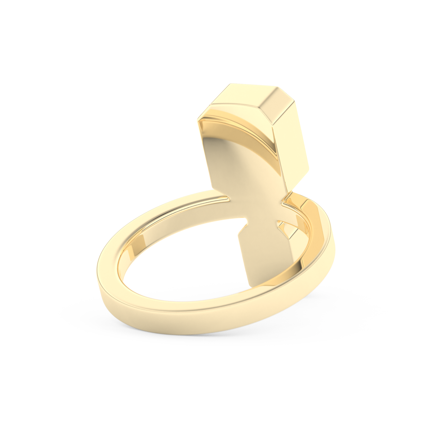 Parallel Diamond Style Wedding Band with 2.43 CT Emerald Cut Moissanite – Yellow, White, or Rose Gold