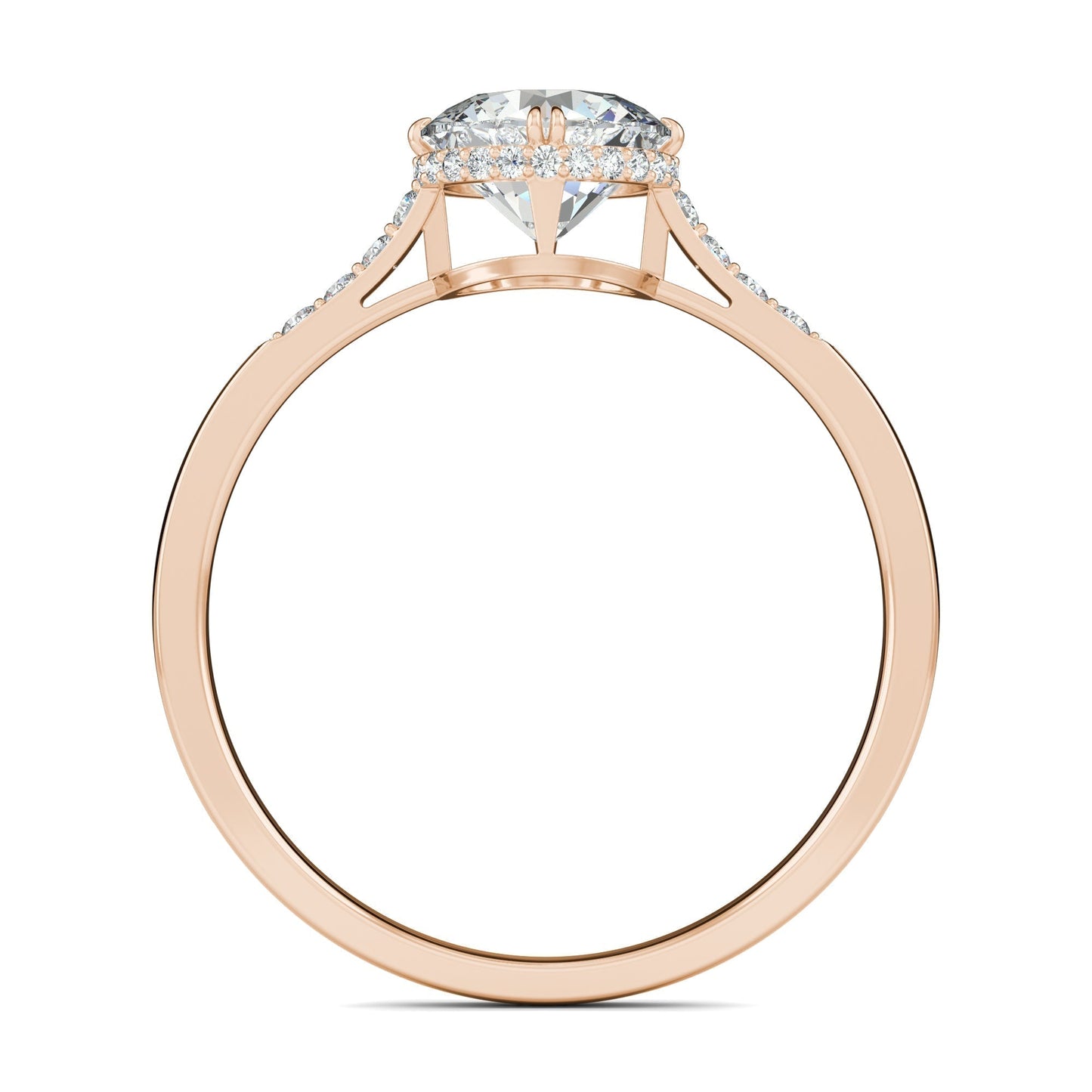 0.7 CT Round Solitaire CVD F/VS1 Diamond Engagement Ring 17