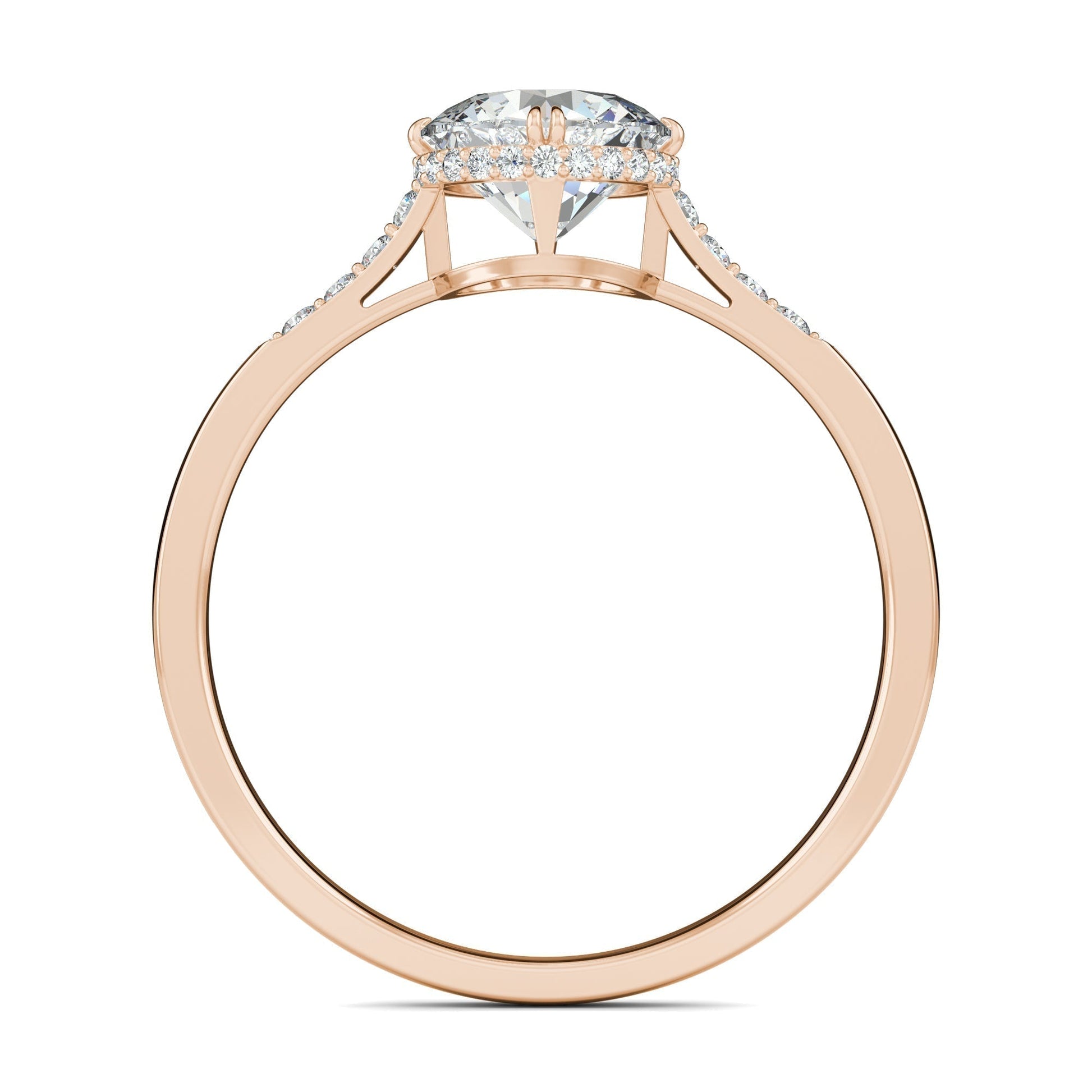 0.7 CT Round Solitaire CVD F/VS1 Diamond Engagement Ring 17