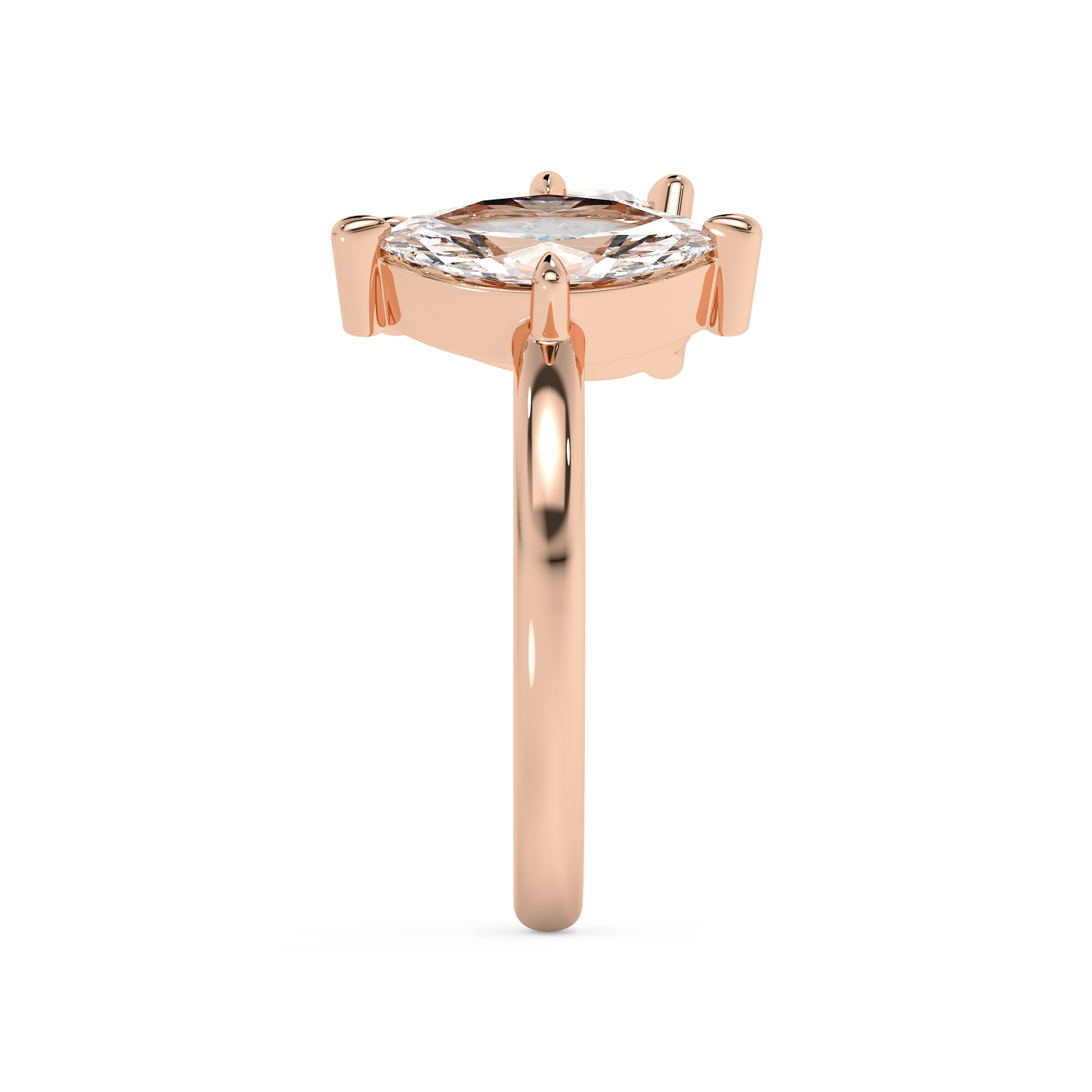 2 TCW Pear & Marquise Toi Et Moi Lab Grown Diamond Engagement Ring