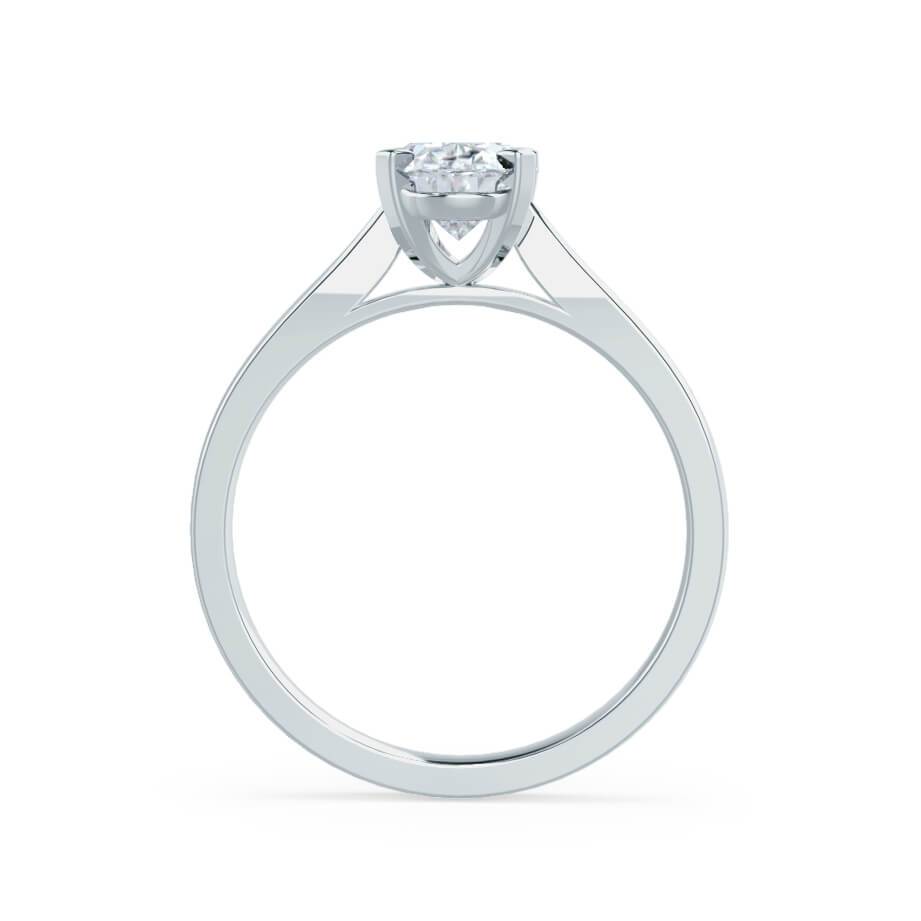 1.20 CT Round Shaped Moissanite Solitaire Engagement Ring 3