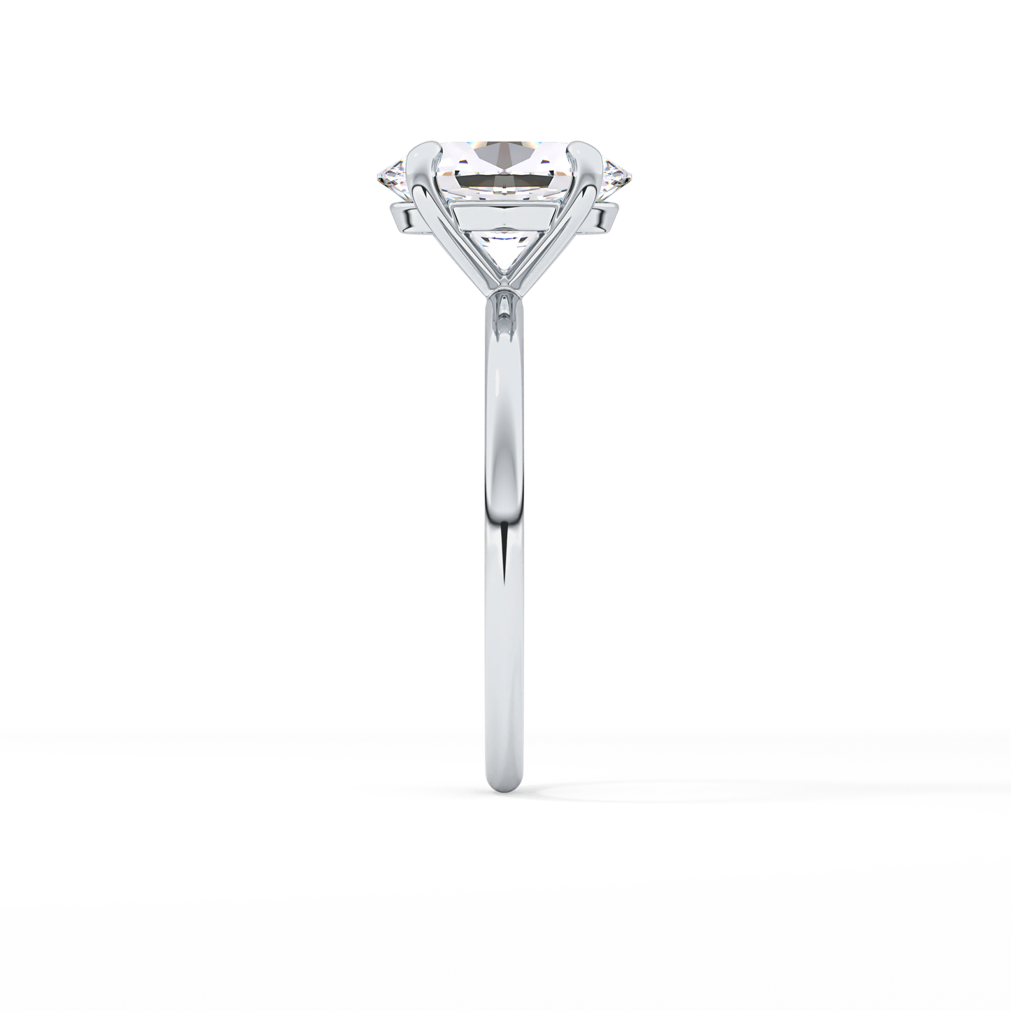 Oval Solitaire Lab Grown Diamond Engagement Ring