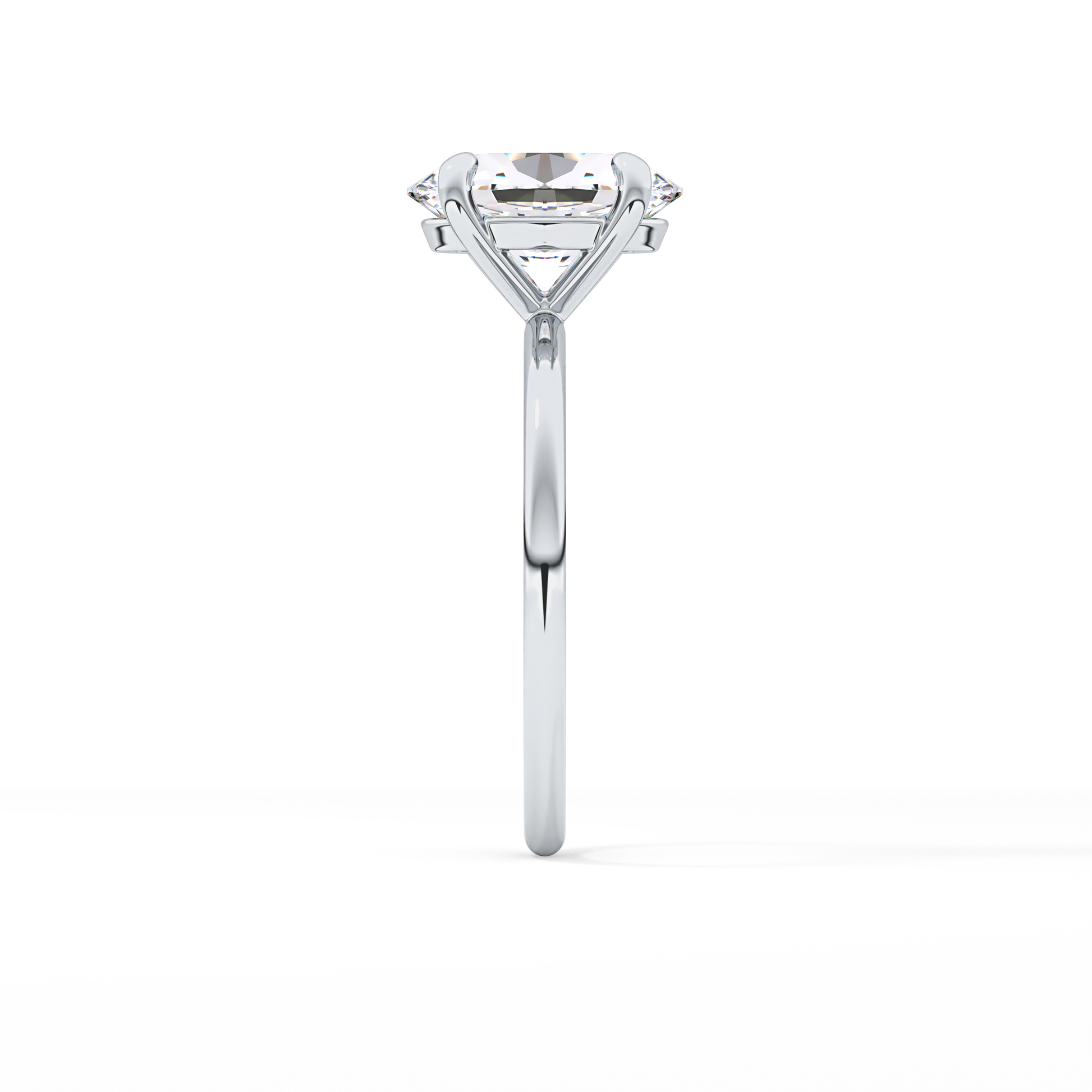 Oval Solitaire Lab Grown Diamond Engagement Ring