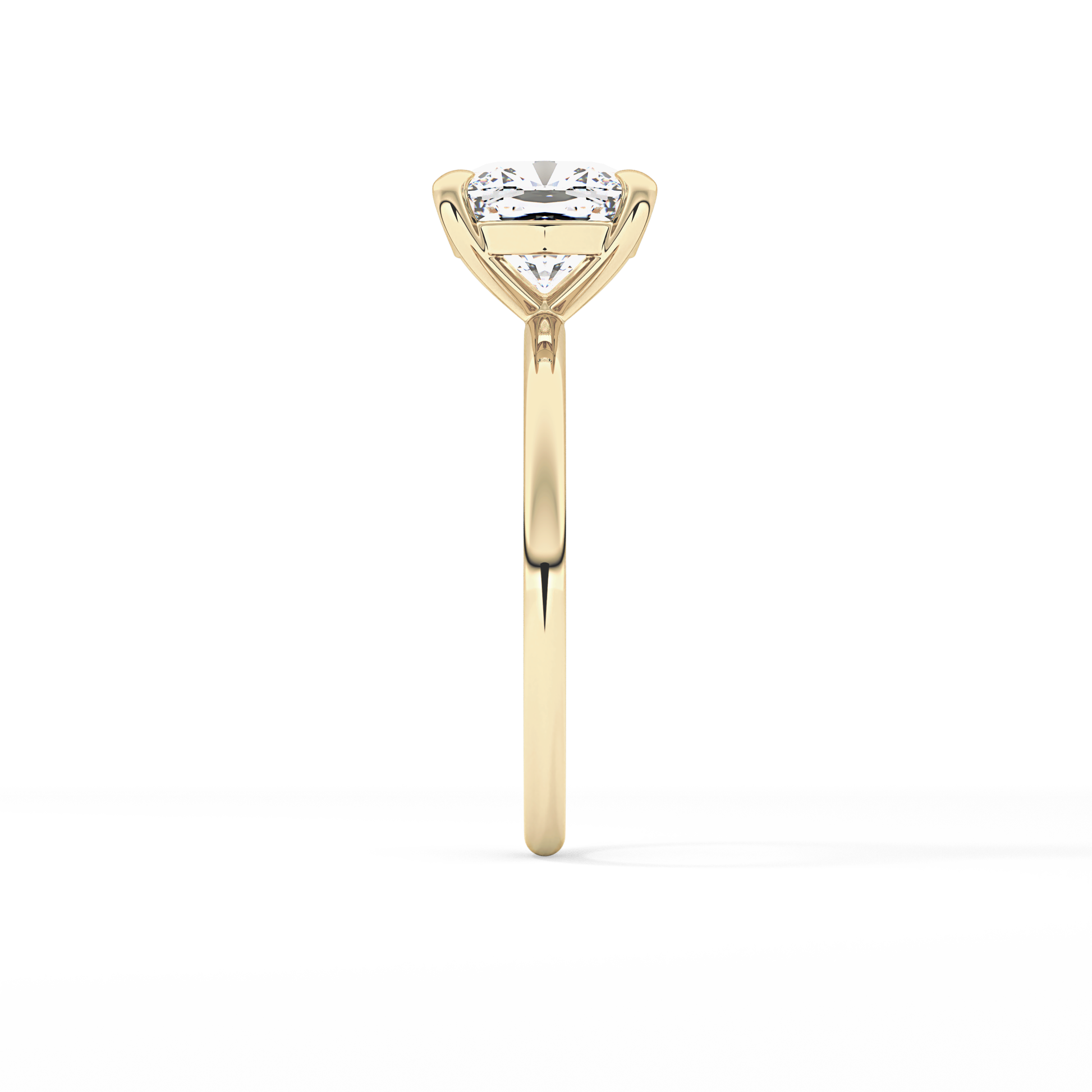 Cushion Solitaire Lab Grown Diamond Engagement Ring