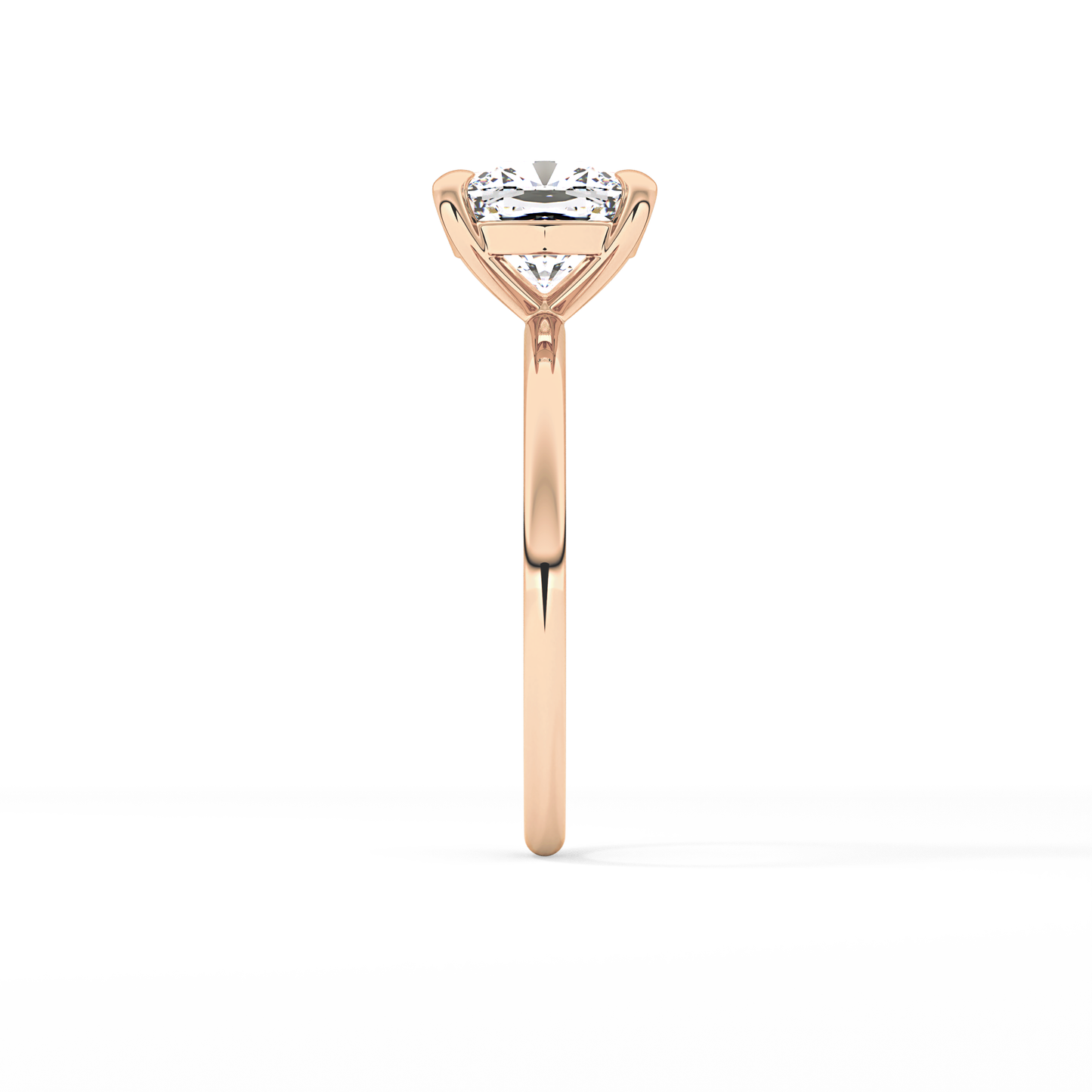 Cushion Solitaire Lab Grown Diamond Engagement Ring