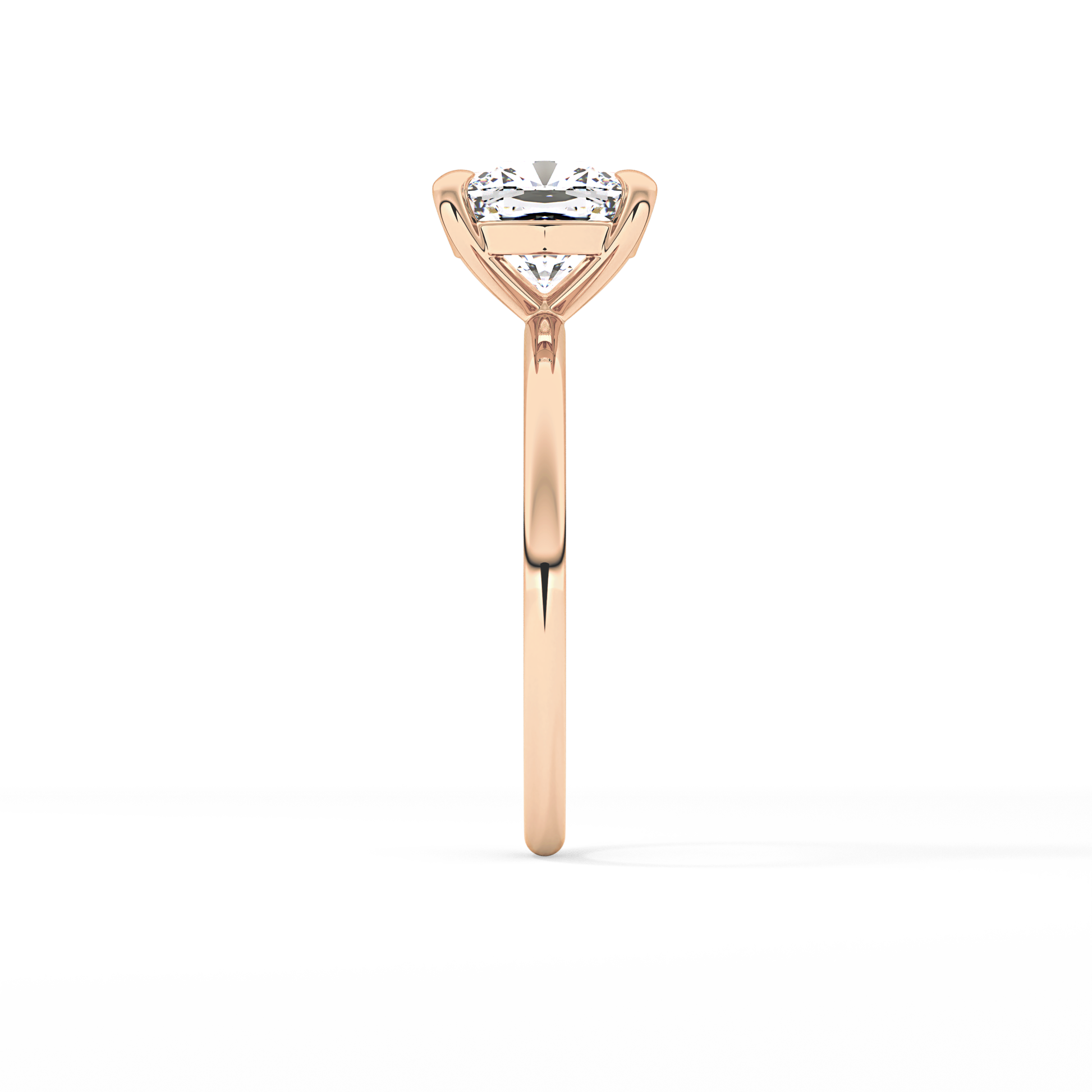 Cushion Solitaire Lab Grown Diamond Engagement Ring