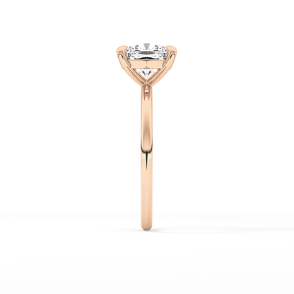 Cushion Solitaire Lab Grown Diamond Engagement Ring