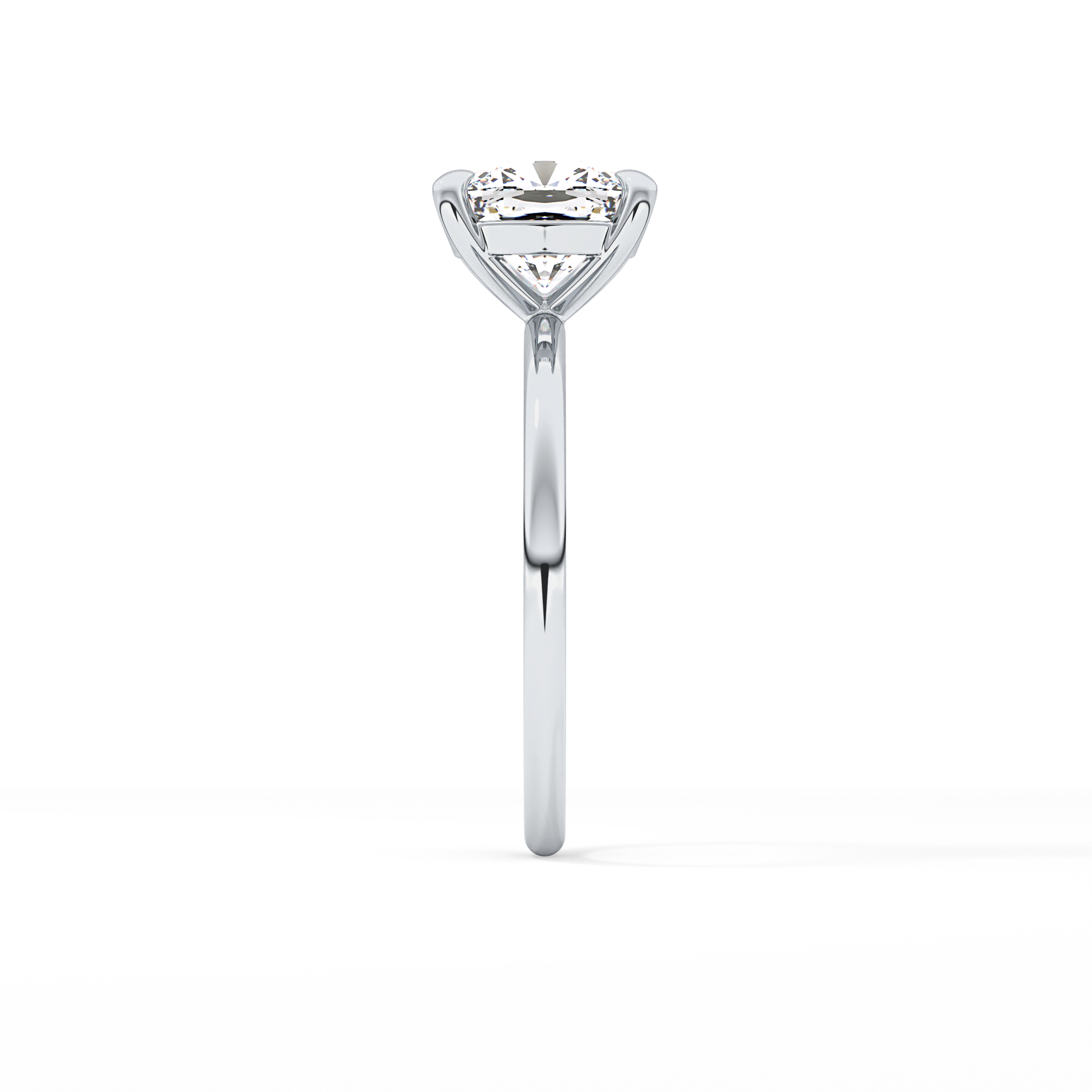 Cushion Solitaire Lab Grown Diamond Engagement Ring