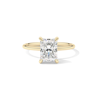 Radiant Solitaire Lab Grown Diamond Engagement Ring