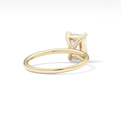 Radiant Solitaire Lab Grown Diamond Engagement Ring
