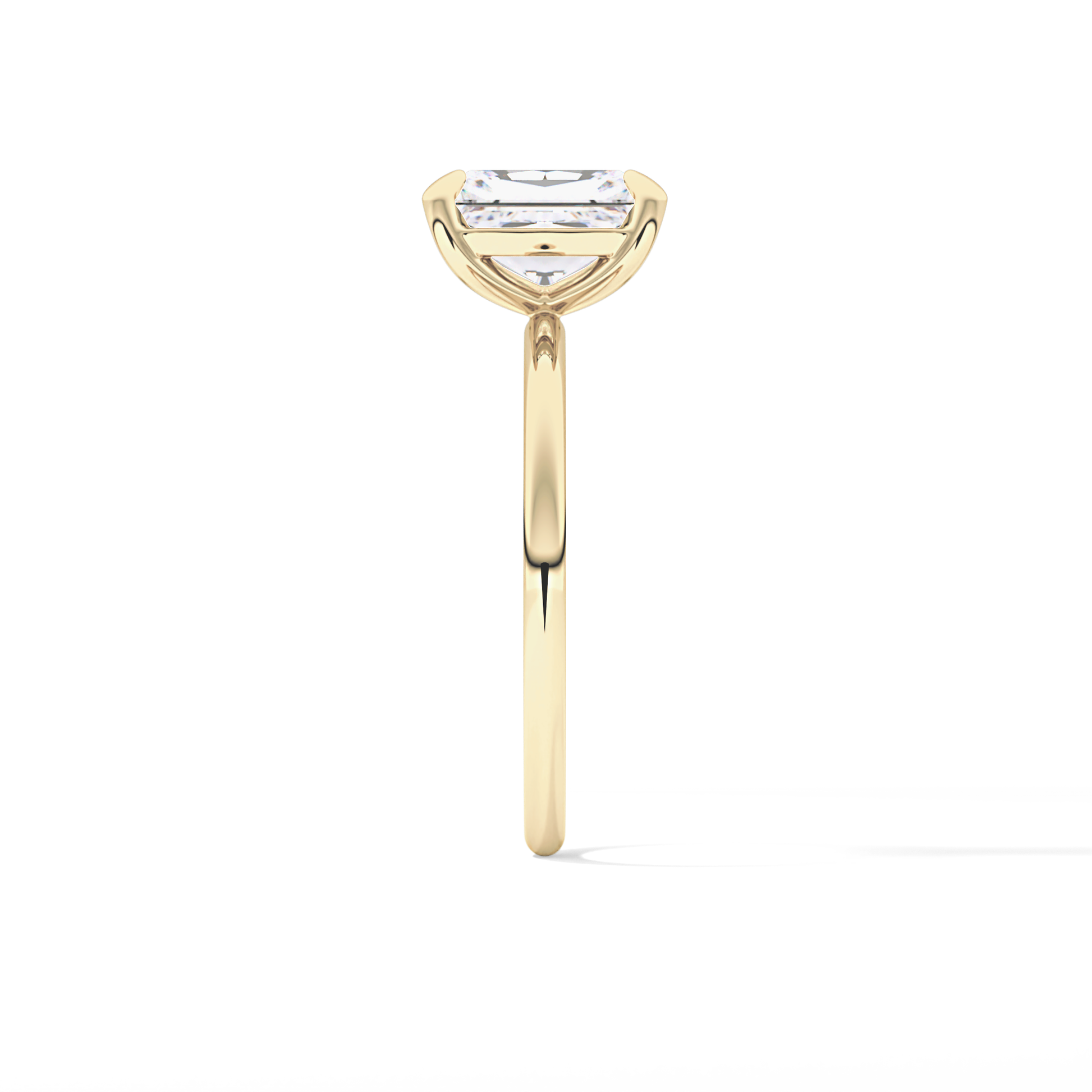 Radiant Solitaire Lab Grown Diamond Engagement Ring