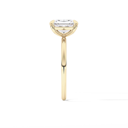 Radiant Solitaire Lab Grown Diamond Engagement Ring