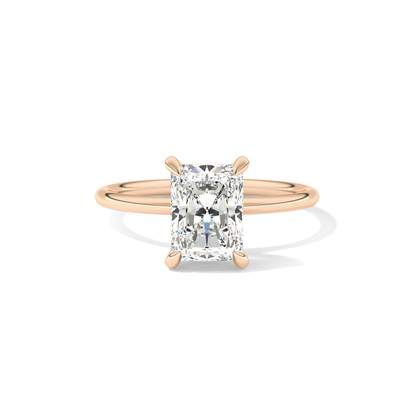 Radiant Solitaire Lab Grown Diamond Engagement Ring