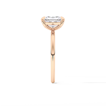 Radiant Solitaire Lab Grown Diamond Engagement Ring