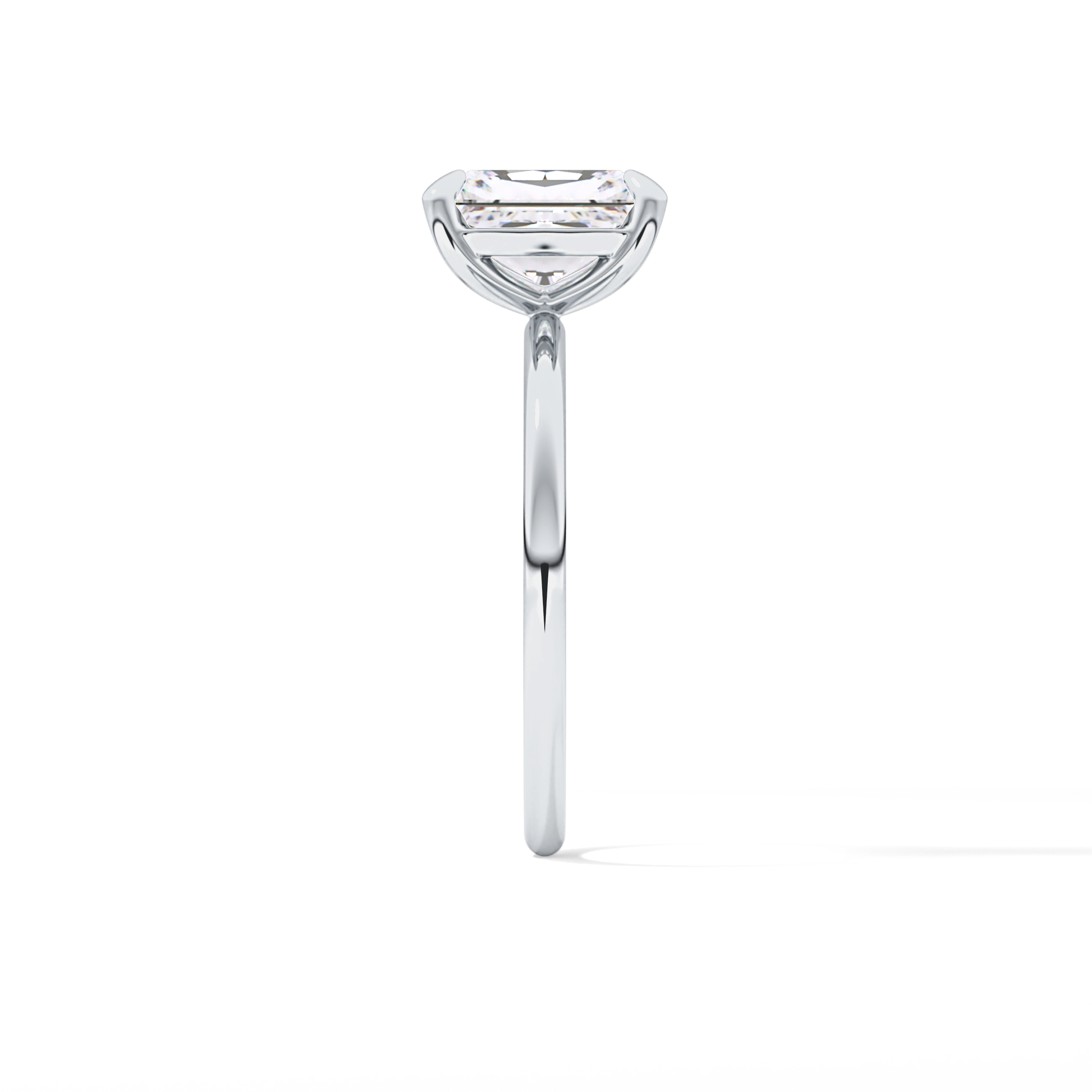 Radiant Solitaire Lab Grown Diamond Engagement Ring