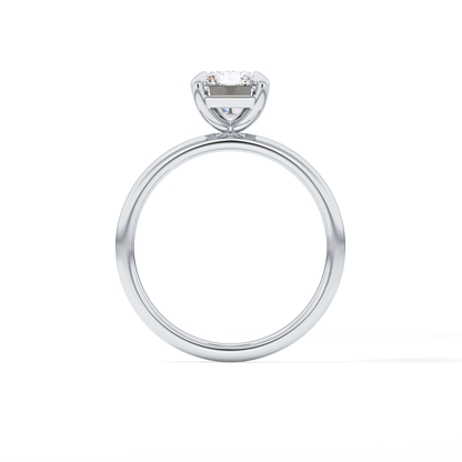 Radiant Solitaire Lab Grown Diamond Engagement Ring