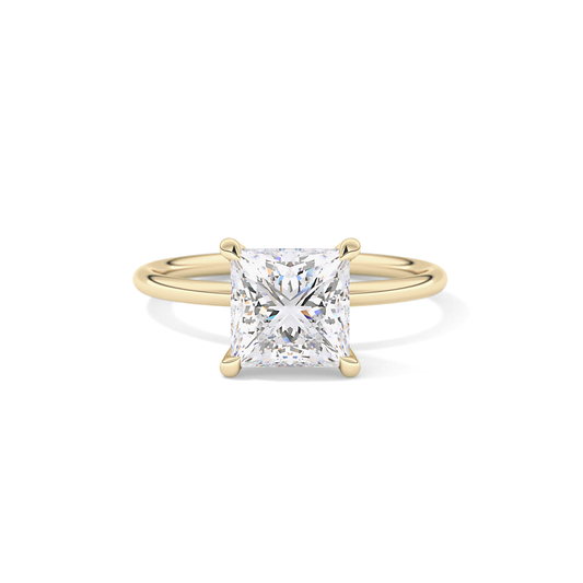 Princess Solitaire Lab Grown Diamond Engagement Ring