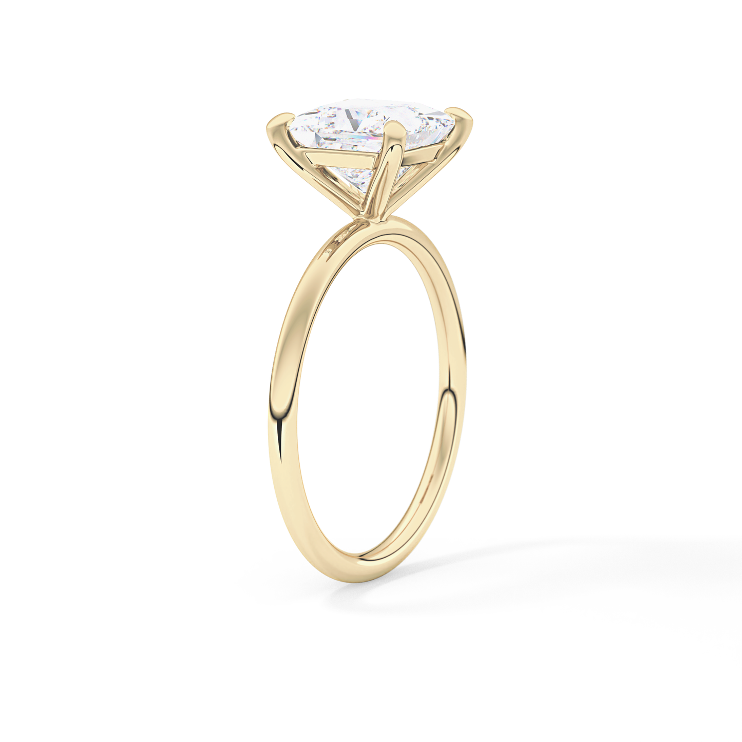 Princess Solitaire Lab Grown Diamond Engagement Ring