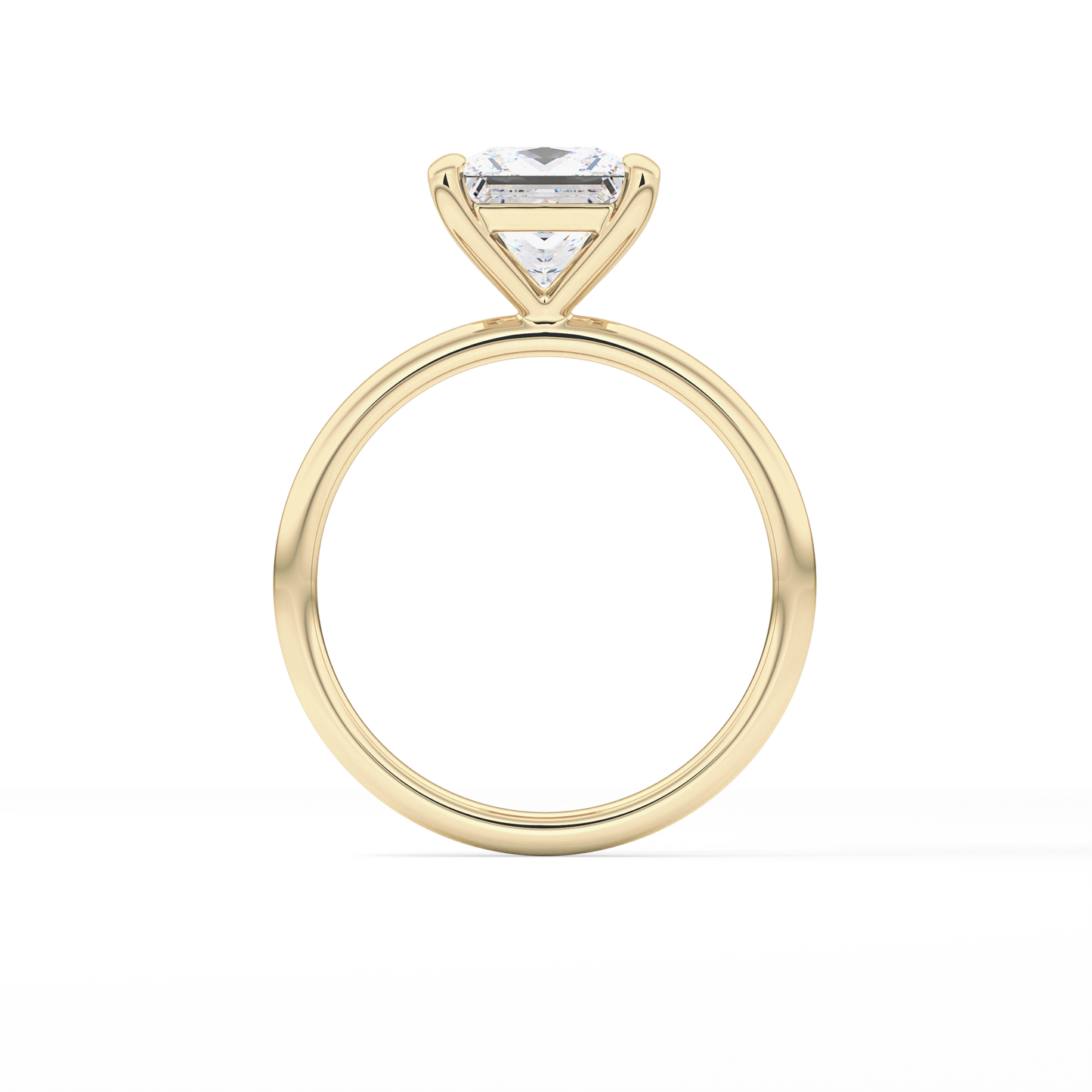 Princess Solitaire Lab Grown Diamond Engagement Ring