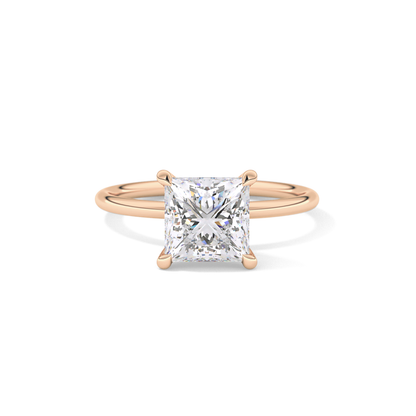 Princess Solitaire Lab Grown Diamond Engagement Ring