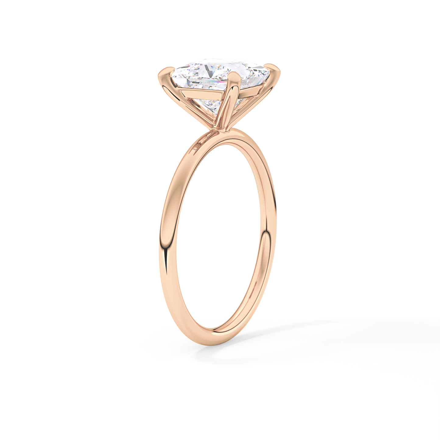 Princess Solitaire Lab Grown Diamond Engagement Ring