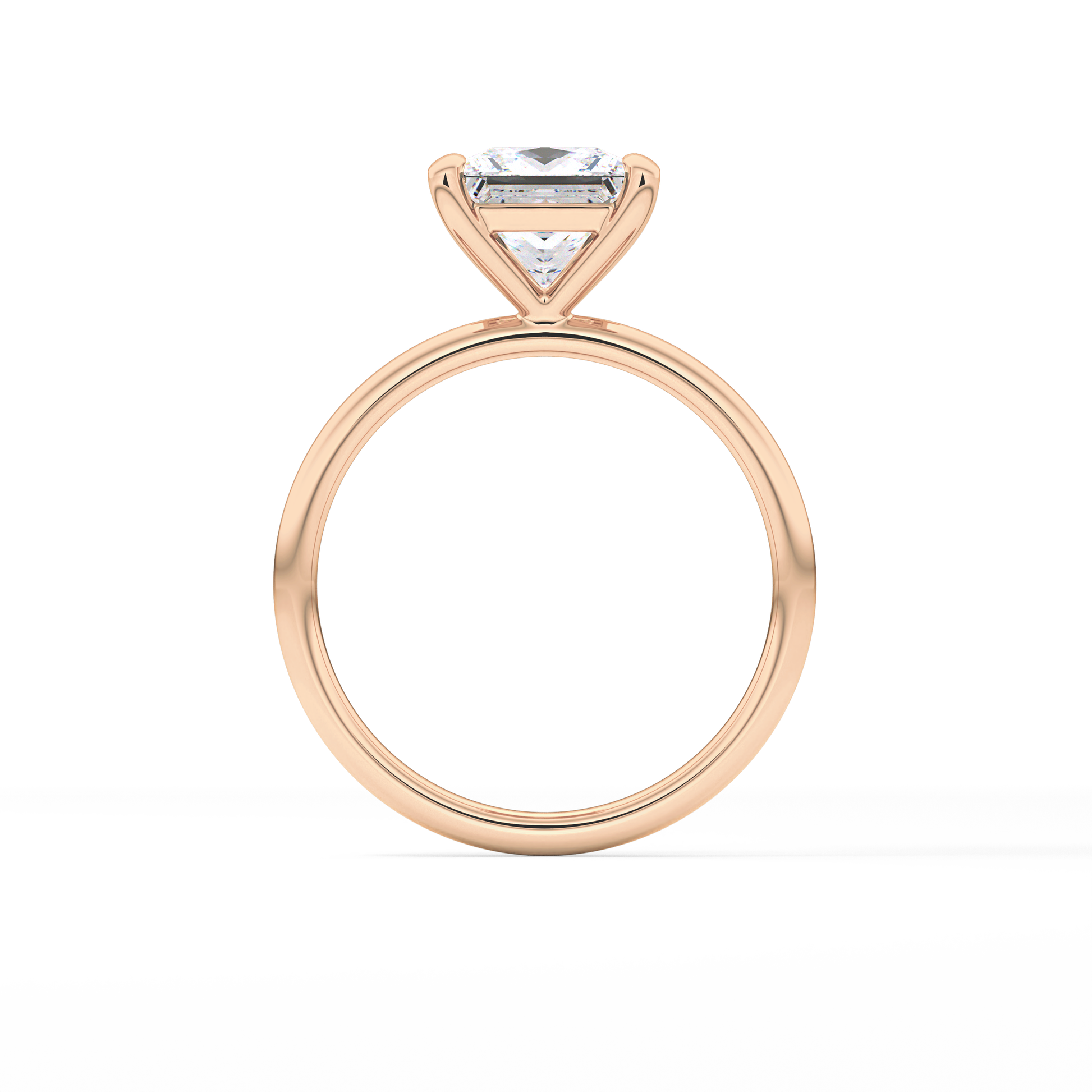 Princess Solitaire Lab Grown Diamond Engagement Ring