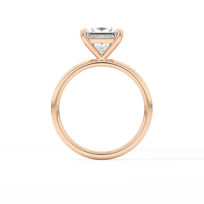 Princess Solitaire Lab Grown Diamond Engagement Ring