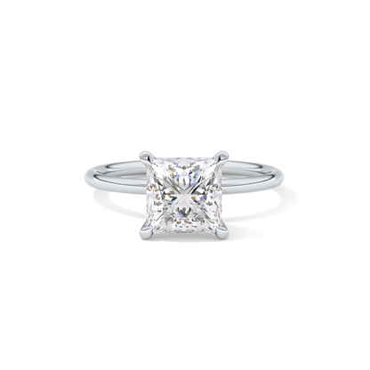Princess Solitaire Lab Grown Diamond Engagement Ring