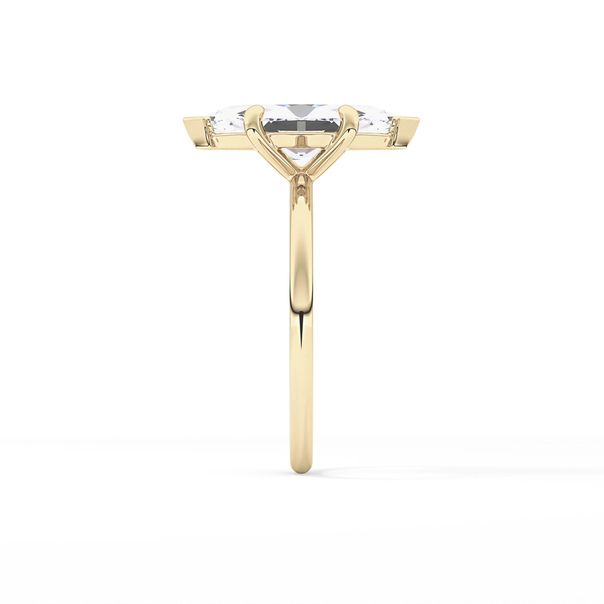 Marquise Solitaire Lab Grown Diamond Engagement Ring