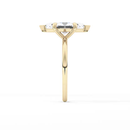 Marquise Solitaire Lab Grown Diamond Engagement Ring