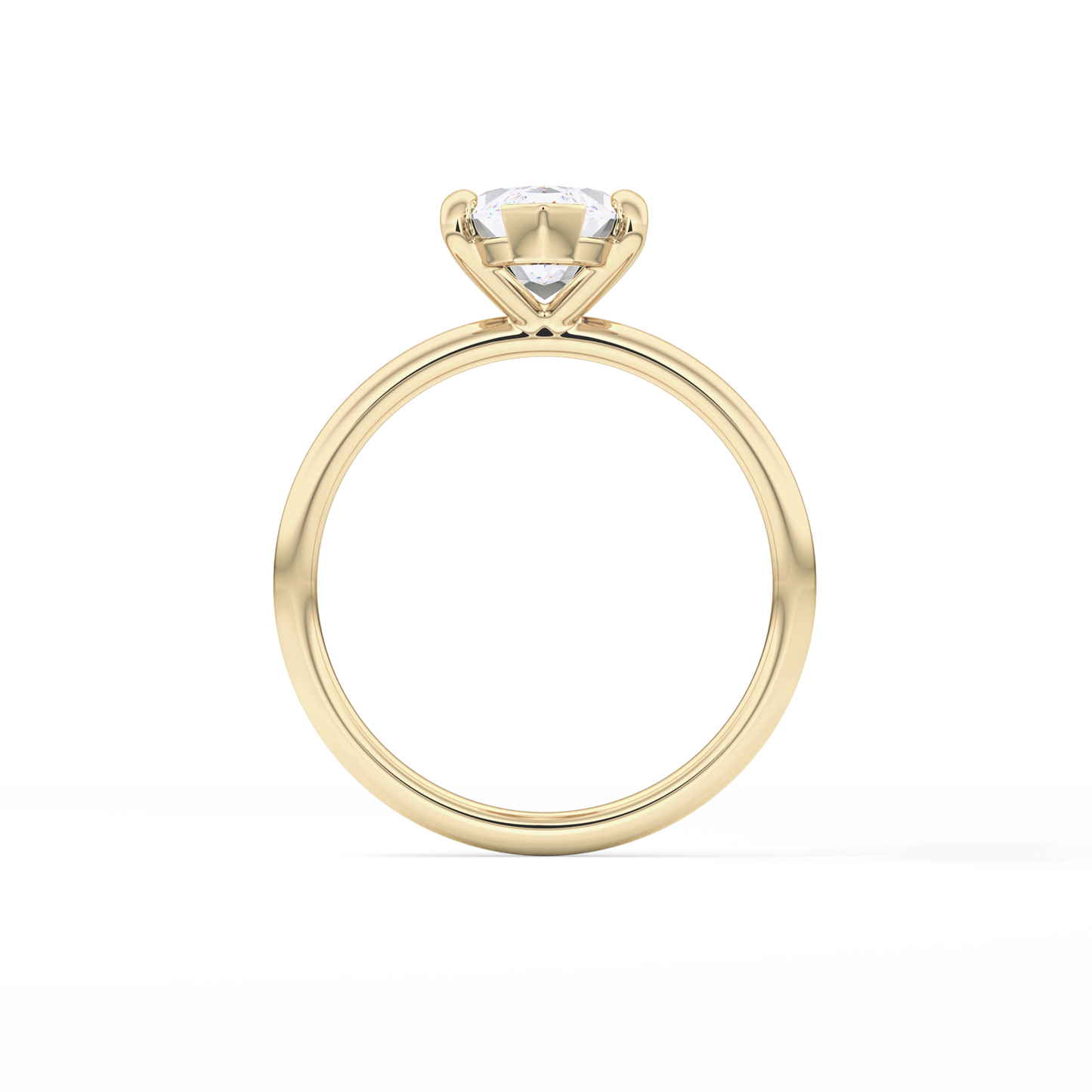 Marquise Solitaire Lab Grown Diamond Engagement Ring