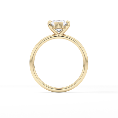 Marquise Solitaire Lab Grown Diamond Engagement Ring